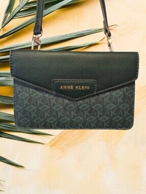 Anne Klein Monogram Crossbody Bag